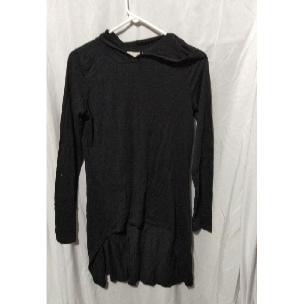 logo lori goldstein Xs Black Tunic Hoodie  Gothic Grunge  Hippie
